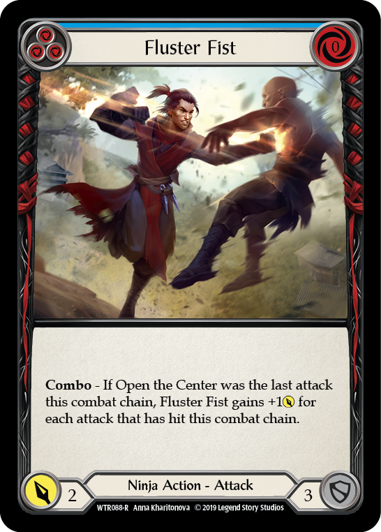Fluster Fist (Blue) [WTR088-R] Alpha Print Normal | Good Games Cannington