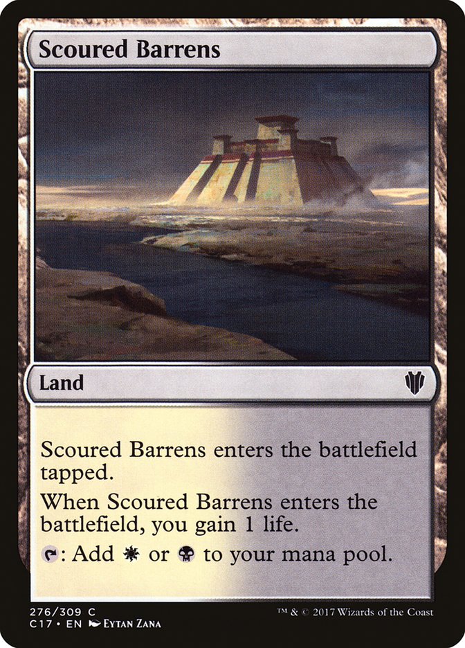 Scoured Barrens [Commander 2017] | Good Games Cannington