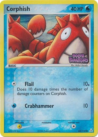 Corphish (63/110) (Stamped) [EX: Holon Phantoms] | Good Games Cannington