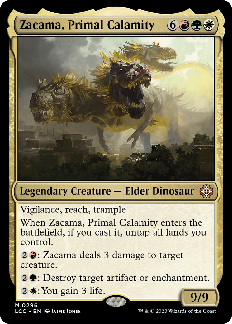 Zacama, Primal Calamity [The Lost Caverns of Ixalan Commander] | Good Games Cannington