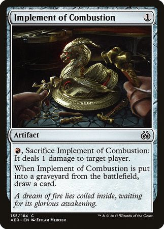 Implement of Combustion [Aether Revolt] | Good Games Cannington