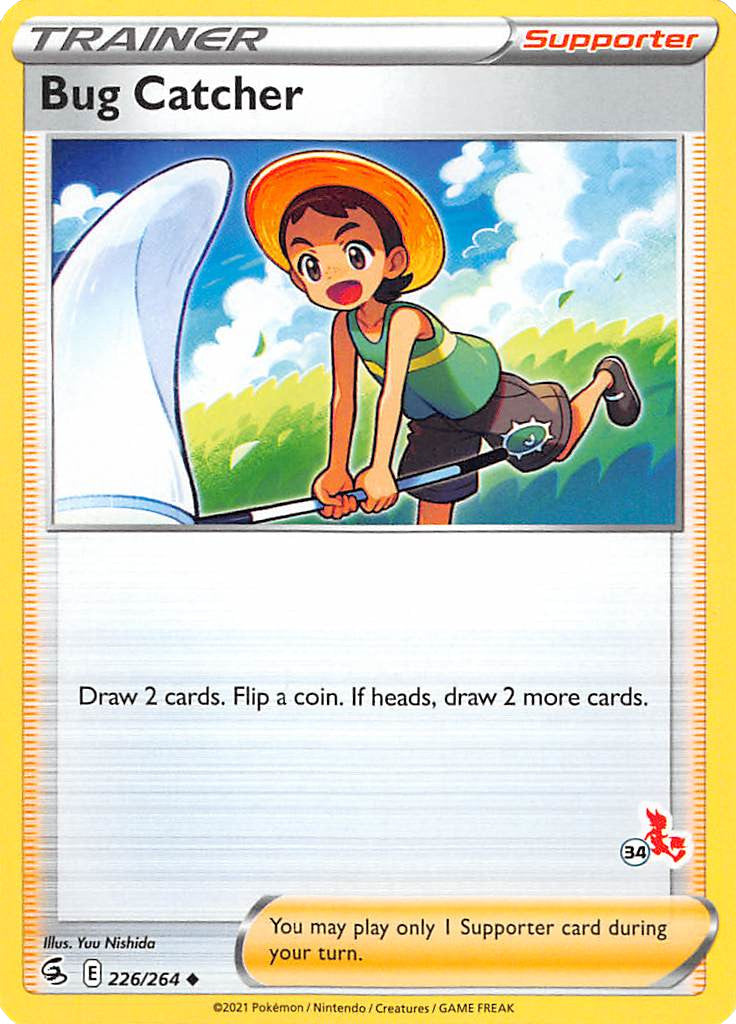 Bug Catcher (226/264) (Cinderace Stamp #34) [Battle Academy 2022] | Good Games Cannington