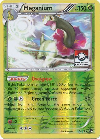 Meganium (3/122) (League Promo) [XY: BREAKpoint] | Good Games Cannington