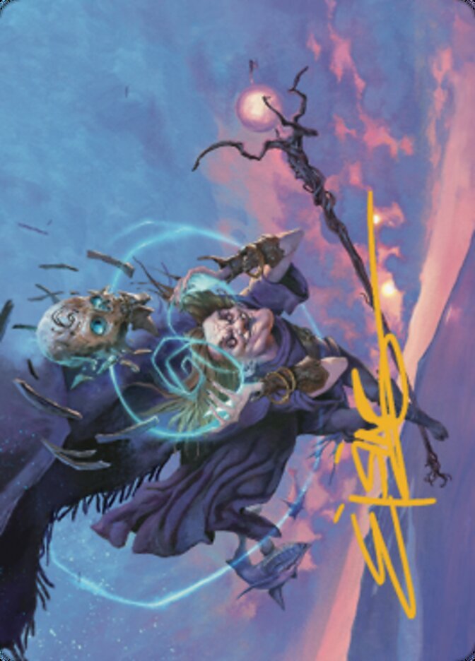 Zur, Eternal Schemer Art Card 1 (Gold-Stamped Signature) [Dominaria United Art Series] | Good Games Cannington