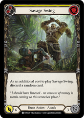 Savage Swing (Yellow) [U-WTR021] (Welcome to Rathe Unlimited)  Unlimited Normal | Good Games Cannington