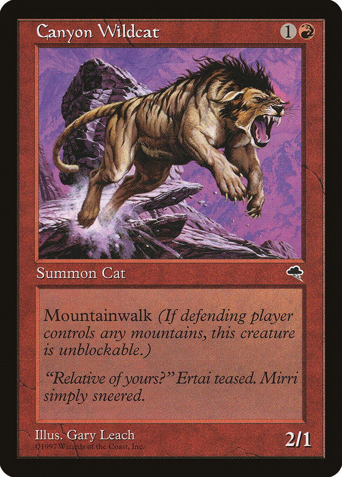 Canyon Wildcat [Tempest] | Good Games Cannington