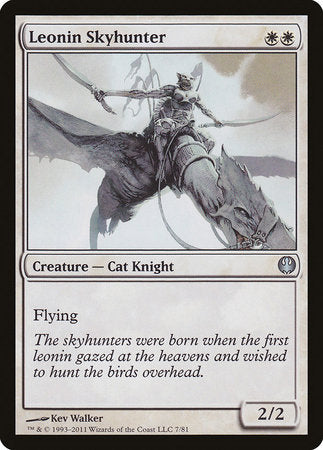 Leonin Skyhunter [Duel Decks: Knights vs. Dragons] | Good Games Cannington