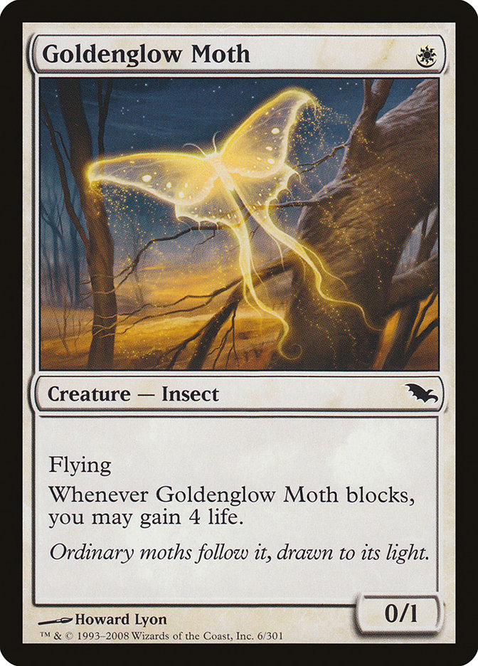 Goldenglow Moth [Shadowmoor] | Good Games Cannington
