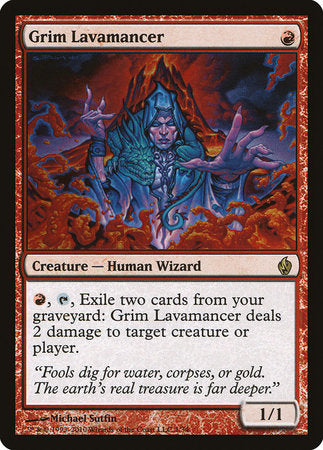 Grim Lavamancer [Premium Deck Series: Fire and Lightning] | Good Games Cannington