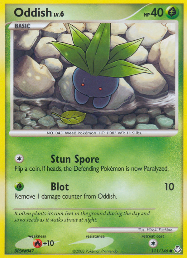 Oddish (111/146) [Diamond & Pearl: Legends Awakened] | Good Games Cannington