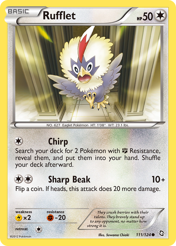 Rufflet (111/124) [Black & White: Dragons Exalted] | Good Games Cannington