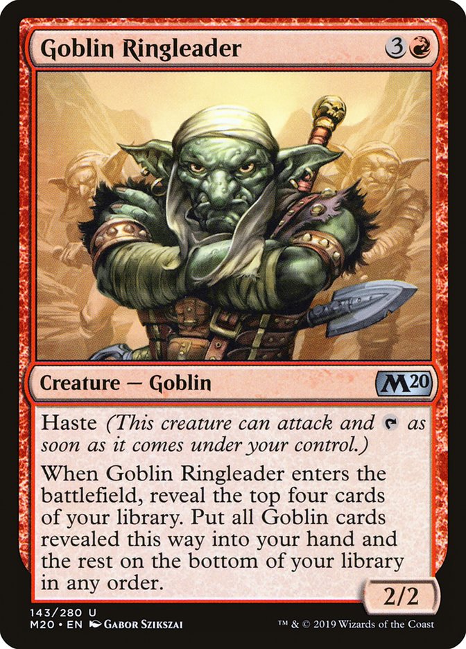 Goblin Ringleader [Core Set 2020] | Good Games Cannington