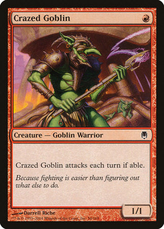 Crazed Goblin [Darksteel] | Good Games Cannington