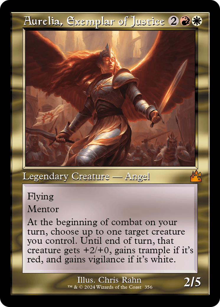 Aurelia, Exemplar of Justice (Retro) [Ravnica Remastered] | Good Games Cannington