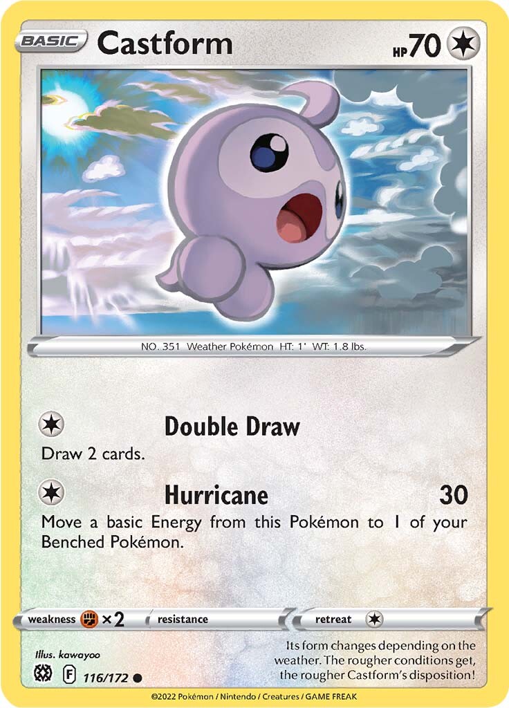 Castform (116/172) [Sword & Shield: Brilliant Stars] | Good Games Cannington