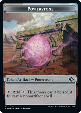 Powerstone // Construct (005) Double-Sided Token [The Brothers' War Tokens] | Good Games Cannington