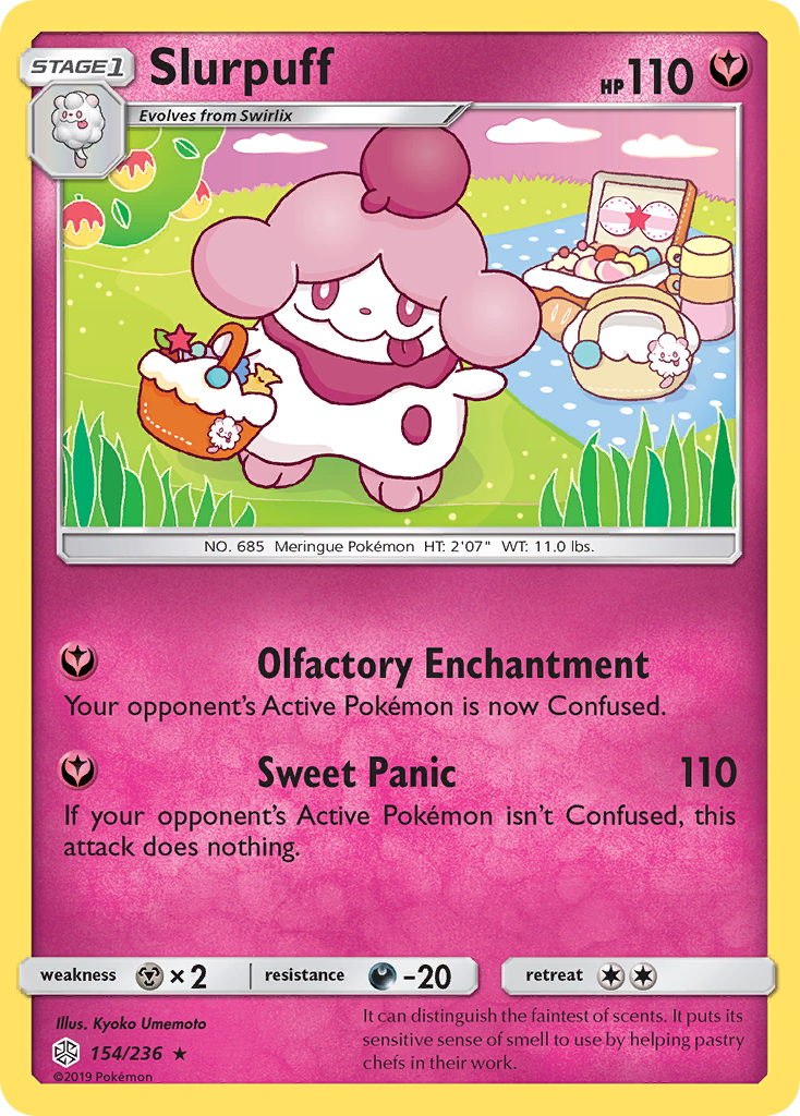 Slurpuff (154/236) [Sun & Moon: Cosmic Eclipse] | Good Games Cannington