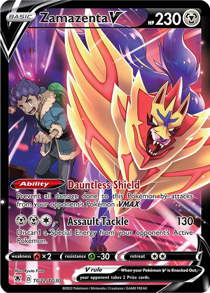 Zamazenta V (TG22/TG30) [Sword & Shield: Astral Radiance] | Good Games Cannington