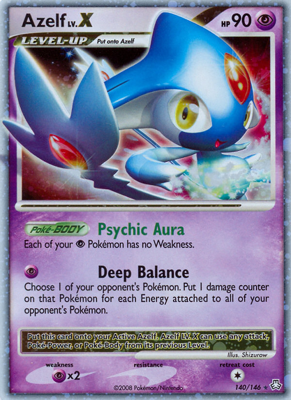 Azelf LV.X (140/146) [Diamond & Pearl: Legends Awakened] | Good Games Cannington