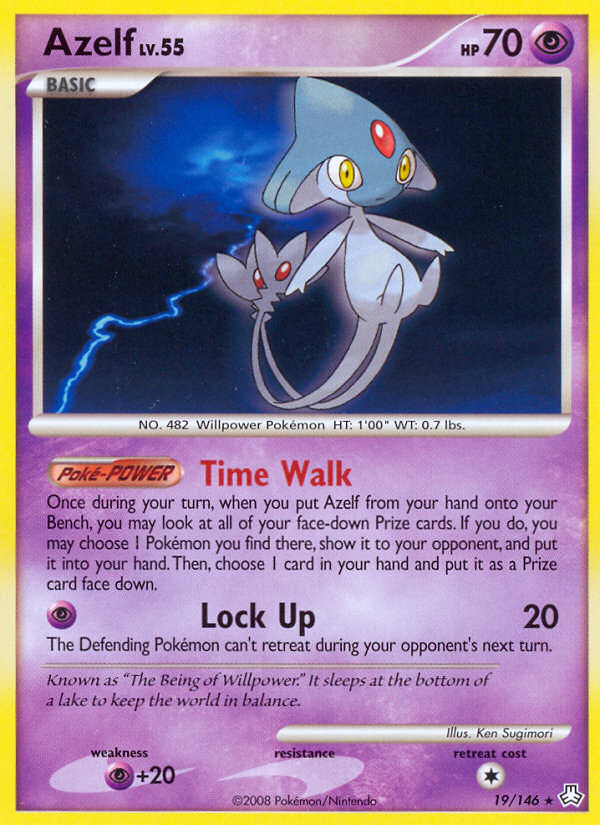 Azelf (19/146) [Diamond & Pearl: Legends Awakened] | Good Games Cannington