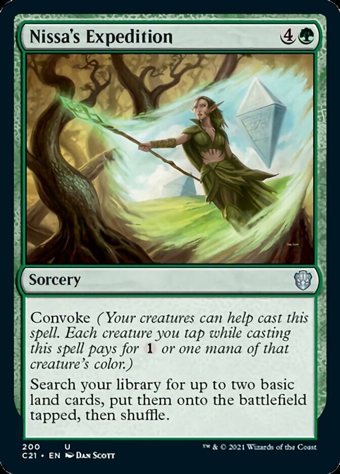 Nissa's Expedition [Commander 2021] | Good Games Cannington