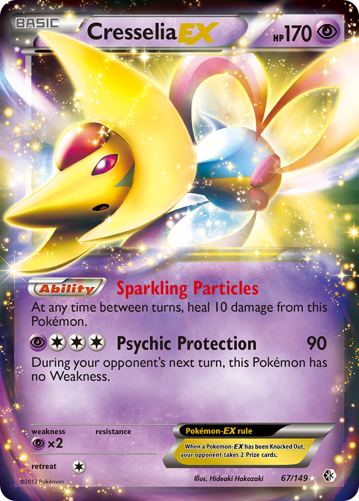 Cresselia EX (67/149) [Black & White: Boundaries Crossed] | Good Games Cannington