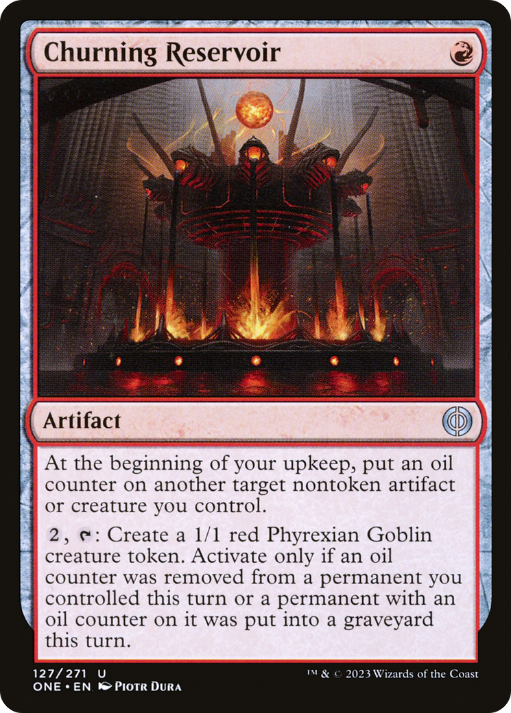 Churning Reservoir [Phyrexia: All Will Be One] | Good Games Cannington