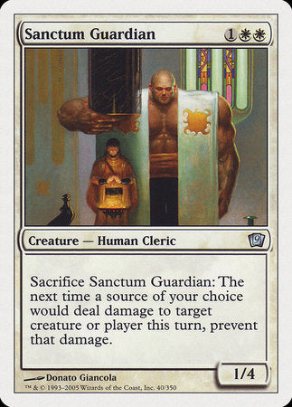 Sanctum Guardian [Ninth Edition] | Good Games Cannington