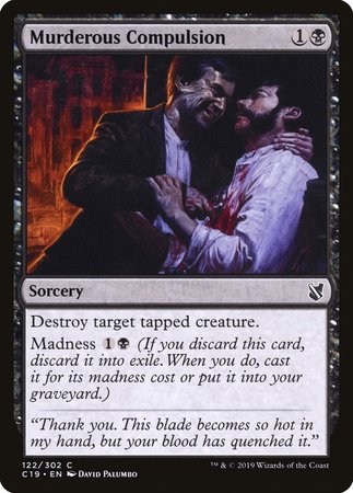 Murderous Compulsion [Commander 2019] | Good Games Cannington
