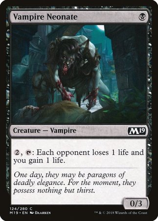 Vampire Neonate [Core Set 2019] | Good Games Cannington