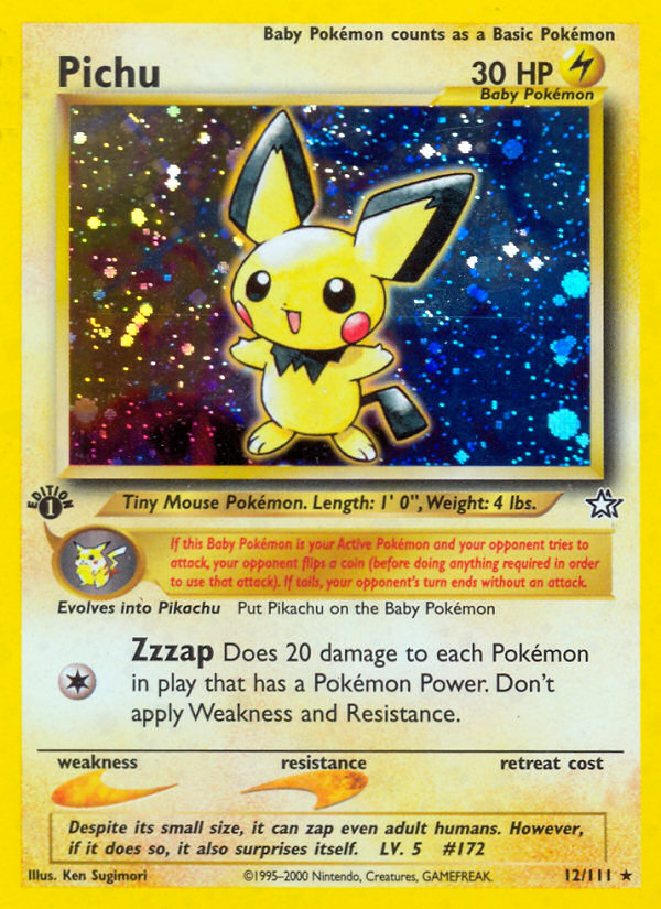 Pichu (12/111) [Neo Genesis 1st Edition] | Good Games Cannington