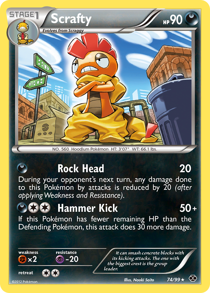 Scrafty (74/99) [Black & White: Next Destinies] | Good Games Cannington