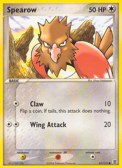 Spearow (81/112) [EX: FireRed & LeafGreen] | Good Games Cannington