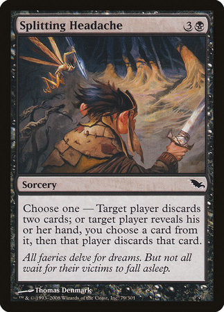 Splitting Headache [Shadowmoor] | Good Games Cannington