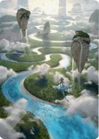 Clearwater Pathway Art Card [Zendikar Rising Art Series] | Good Games Cannington
