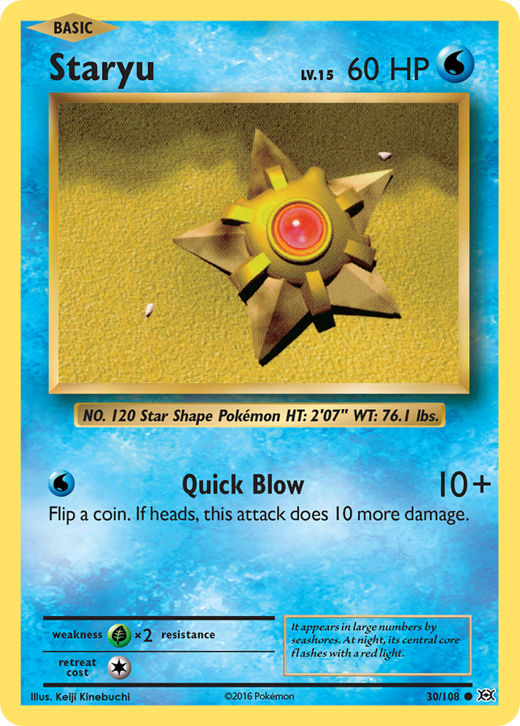 Staryu (30/108) [XY: Evolutions] | Good Games Cannington