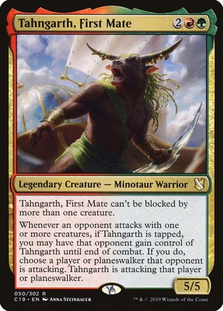 Tahngarth, First Mate [Commander 2019] | Good Games Cannington