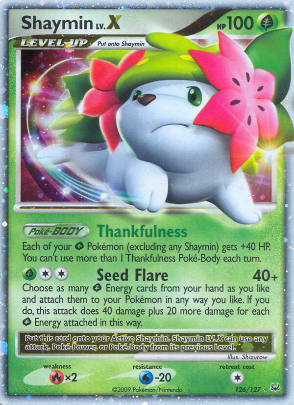 Shaymin LV.X (126/127) [Platinum: Base Set] | Good Games Cannington