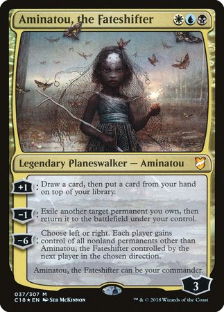 Aminatou, the Fateshifter [Commander 2018] | Good Games Cannington