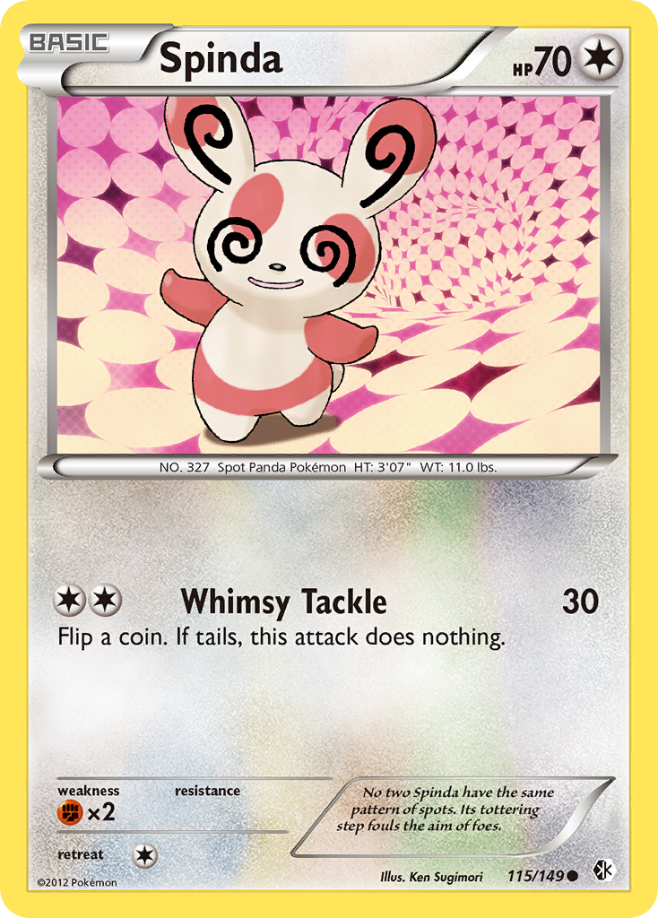 Spinda (115/149) [Black & White: Boundaries Crossed] | Good Games Cannington