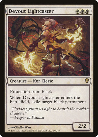 Devout Lightcaster [Zendikar] | Good Games Cannington
