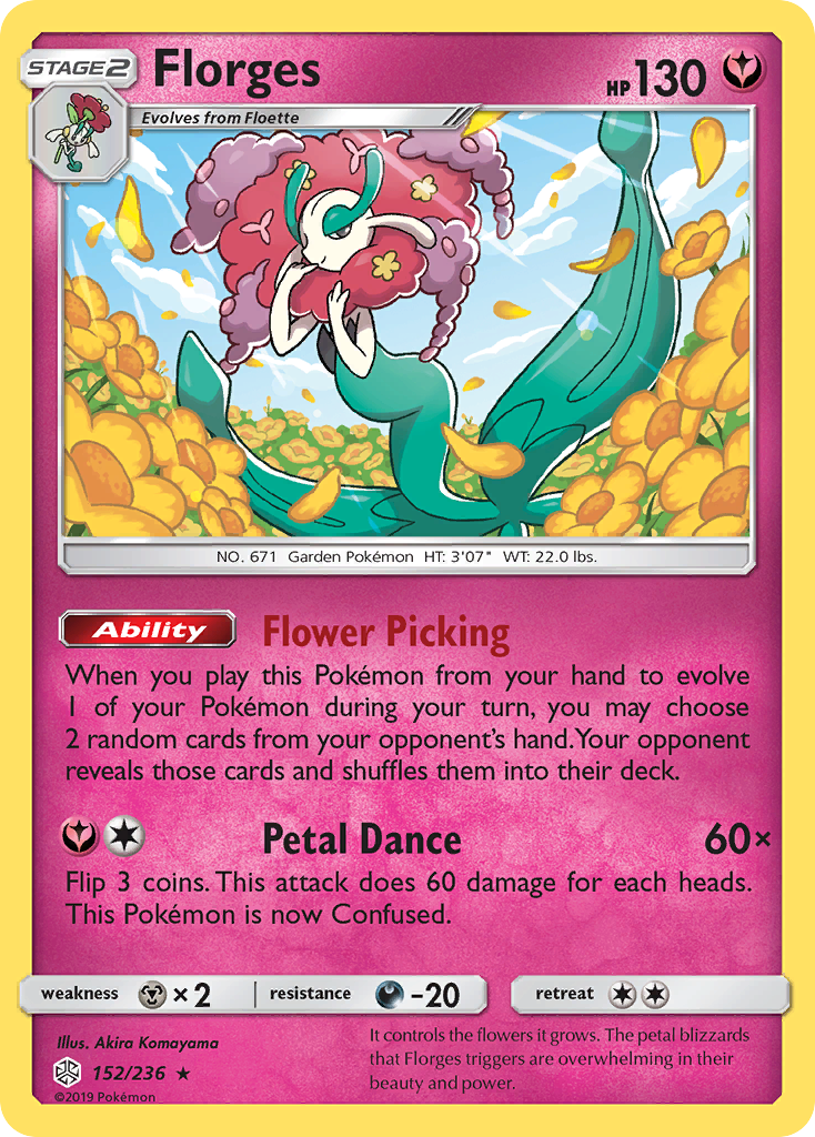 Florges (152/236) [Sun & Moon: Cosmic Eclipse] | Good Games Cannington