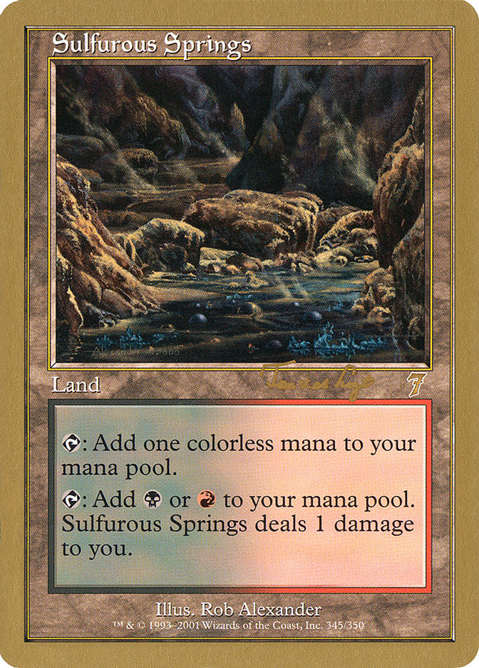 Sulfurous Springs (Tom van de Logt) [World Championship Decks 2001] | Good Games Cannington