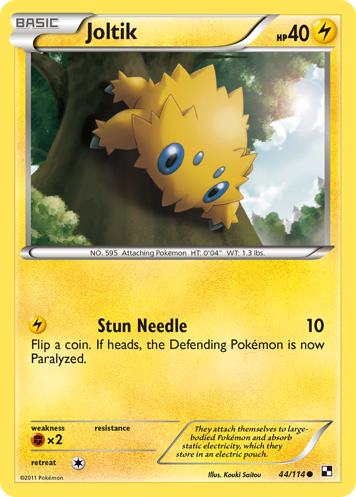 Joltik (44/114) [Black & White: Base Set] | Good Games Cannington