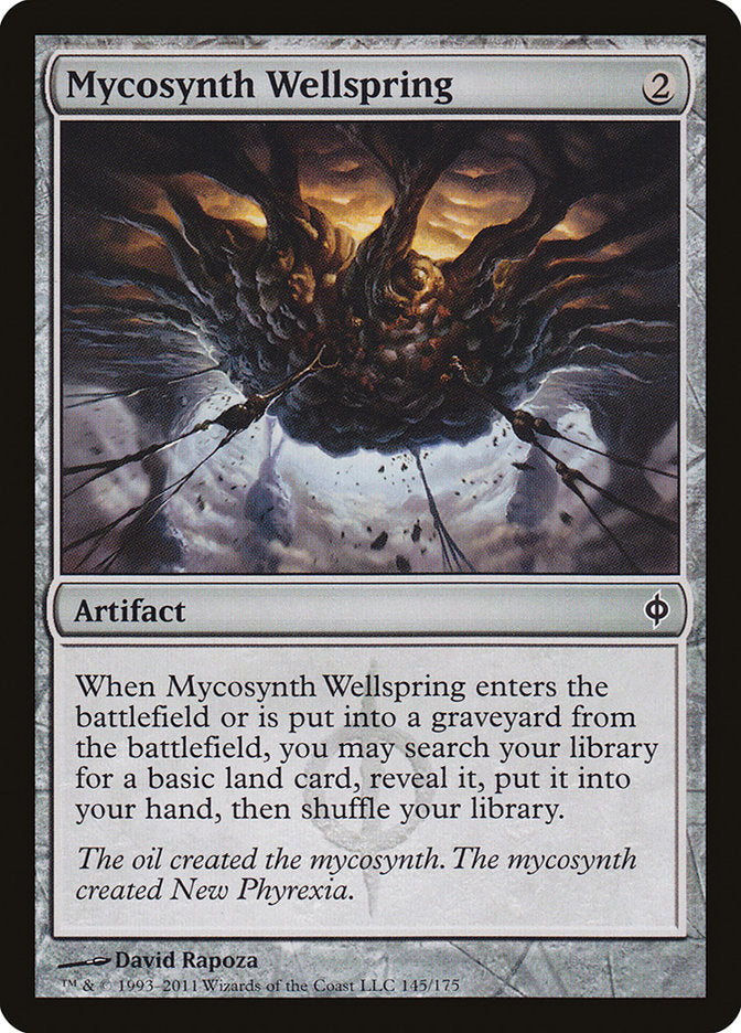 Mycosynth Wellspring [New Phyrexia] | Good Games Cannington