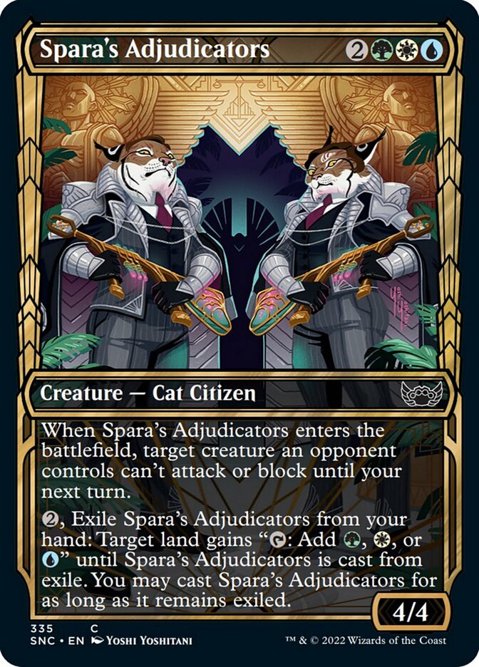 Spara's Adjudicators (Showcase Golden Age) [Streets of New Capenna] | Good Games Cannington
