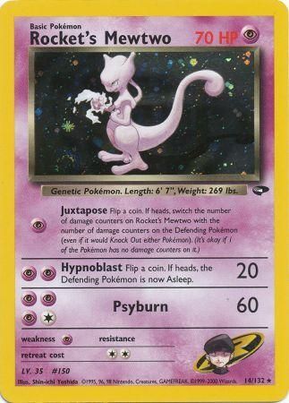 Rocket's Mewtwo (14/132) [Gym Challenge Unlimited] | Good Games Cannington