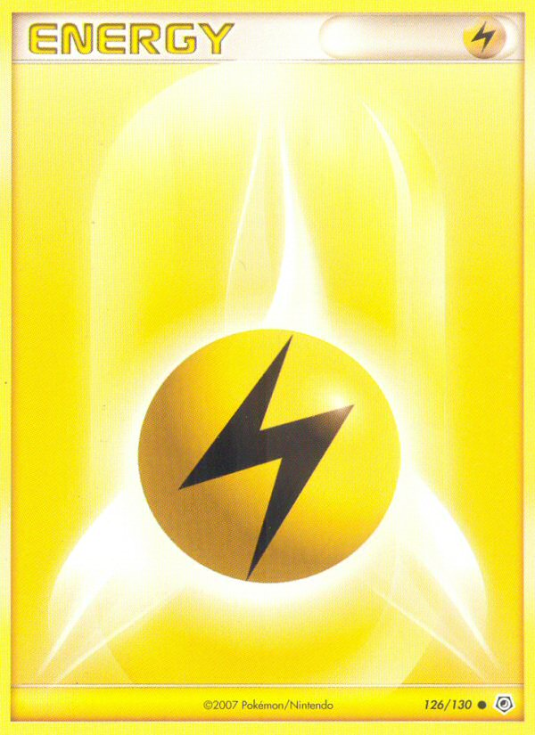 Lightning Energy (126/130) [Diamond & Pearl: Base Set] | Good Games Cannington