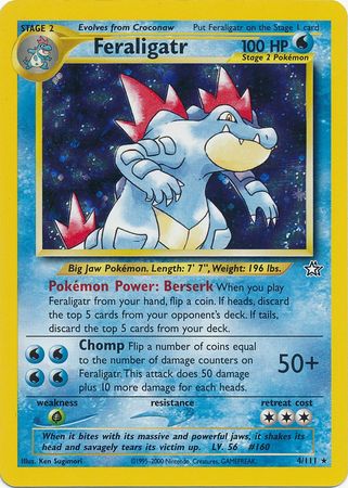 Feraligatr (4/111) [Neo Genesis Unlimited] | Good Games Cannington