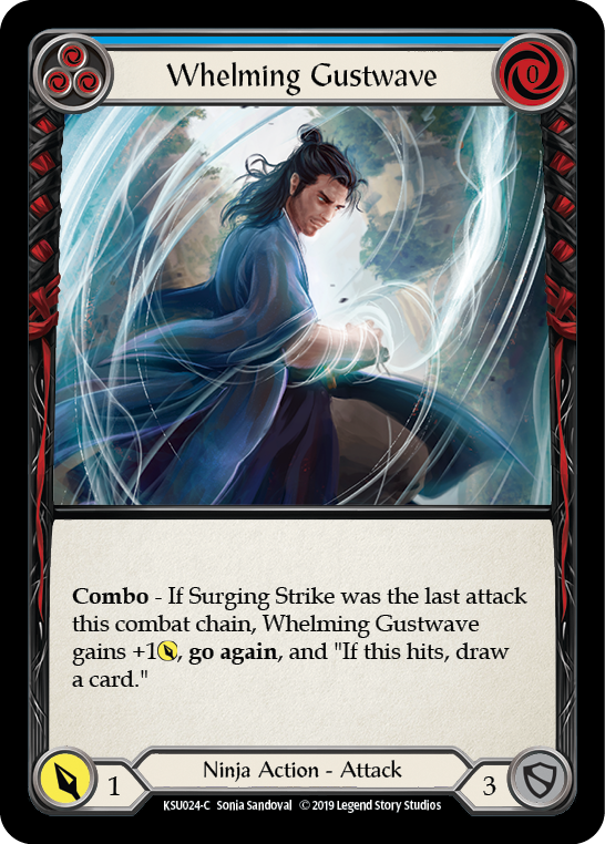 Whelming Gustwave (Blue) [KSU024-C] 1st Edition Normal | Good Games Cannington